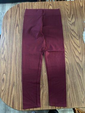 Charlotte Russe Maroon Athletic Pants/Leggins